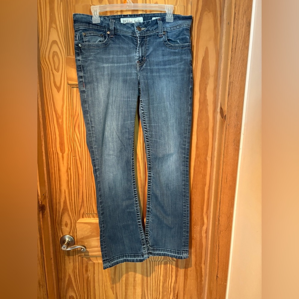 BKE Women's Blue Boot Cut Jeans